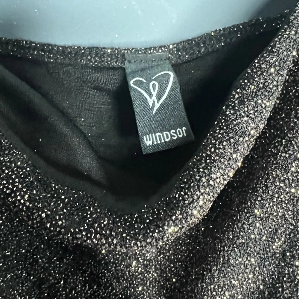 Black Glittery Windsor Dress | Women’s Large - Picture 13 of 15
